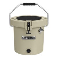 CaterGator CCG20TAN Tan 20 Qt. Round Rotomolded Extreme Outdoor Cooler / Ice Chest