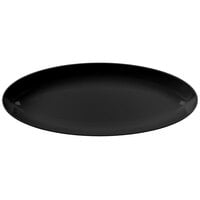 GET ML-256-BK 30" x 11 3/4" Black Siciliano Deep Oval Platter