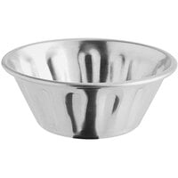 American Metalcraft 1.5 oz. Fluted Stainless Steel Sauce Cup