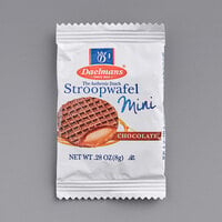 Daelmans Individually Wrapped Mini Chocolate Stroopwafels - 200/Case