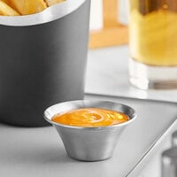 American Metalcraft 2 oz. Flared Rim Stainless Steel Sauce Cup