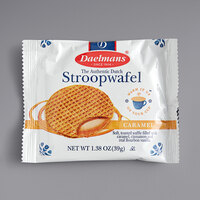 Daelmans Individually Wrapped Caramel Stroopwafels - 96/Case