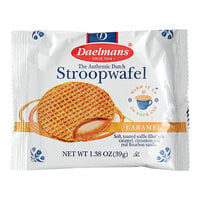 Daelmans Individually Wrapped Caramel Stroopwafels - 96/Case