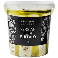 Kris Lloyd Artisanal Buffalo Milk Persian Feta Cheese 2.2 lb.