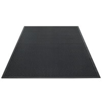 Guardian Clean Step 4' x 6' Customizable Rubber Scraper Entrance Mat - 1/4 inch Thick