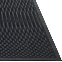 Guardian Clean Step 3' x 10' Customizable Rubber Scraper Entrance Mat - 1/4 inch Thick