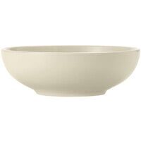 World Tableware Porcelana Cream 48 oz. Cream White Coupe Rolled Edge Porcelain Pasta Bowl - 12/Case