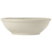 Libbey Porcelana Cream 6.8 oz. Cream White Rolled Edge Porcelain Fruit Bowl - 36/Case