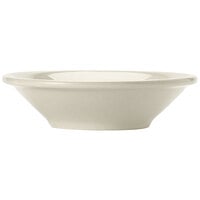 Libbey Porcelana Cream 3.8 oz. Cream White Rolled Edge Porcelain Fruit Bowl - 36/Case