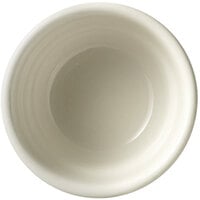 World Tableware Porcelana Cream 7 oz. Cream White Rolled Edge Porcelain Bouillon Bowl - 36/Case