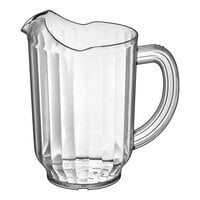 Carlisle 554007 VersaPour 60 oz. Clear Polycarbonate Beverage Pitcher