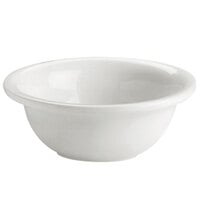 Hall China by Steelite International HL3890AWHA 6 oz. Ivory (American White) China Pot Pie Baking Bowl - 24/Case