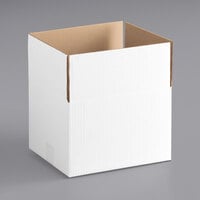 Lavex Packaging 12 inch x 10 inch x 8 inch White Corrugated RSC Shipping Box - 25/Bundle