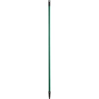 Lavex Janitorial 60" Green Threaded Tapered Metal Broom / Squeegee Handle