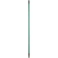 Lavex Janitorial 60" Green Threaded Tapered Fiberglass Broom / Squeegee Handle