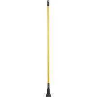 Lavex Janitorial 60" Yellow Jaw Style Metal Mop Handle