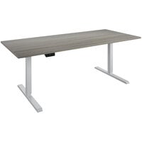 Bridgeport 64074BND 72 inch x 31 1/2 inch Gray Pro-Desk