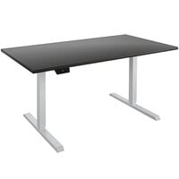 Bridgeport 64060BND 59 inch x 31 1/2 inch Black Pro-Desk
