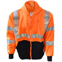 Cor-Brite Orange Type R Class 3 Hi-Vis Hooded Sweatshirt - Medium
