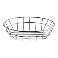 American Metalcraft WISS8 Stainless Steel Round Wire Basket 8"