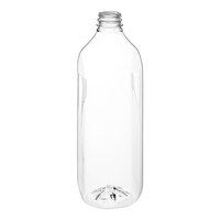 59 oz. Customizable Square Milkman PET Clear Bottle