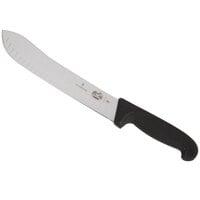 Victorinox 5.7423.25-X3 10" Granton Edge Butcher Knife with Fibrox Handle