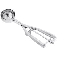 Choice #24 Round Stainless Steel Squeeze Handle Disher - 1.75 oz.