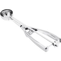 Vollrath 47156 #30 Round Stainless Steel Squeeze Handle Disher - 1.25 oz.