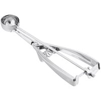 Vollrath 47157 #40 Round Stainless Steel Squeeze Handle Disher - 0.88 oz.