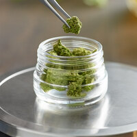 2 oz. Clear Thick Wall Glass Cannabis Jar - 140/Case