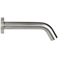 Zurn Z6957-XL-N-BN Nachi Series Wall Mount Vandal-Resistant Sensor Faucet with Brushed Nickel Cast Spout (0.5 GPM), Battery-Powered