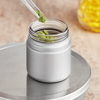 4 oz. Thick Wall Silver Glass Cannabis Jar - 105/Case