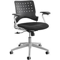 Safco Reve Black Task Chair with Square Back