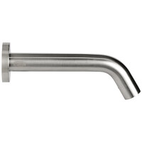 Zurn Z6957-XL-J-MV-SH-BN Nachi Series Wall Mount Vandal-Resistant Sensor Faucet with Temperature Mixing Valve, Supply Hoses, Brushed Nickel Cast Spout (1.5 GPM), Battery-Powered