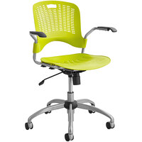 Safco Sassy Grass Green Adjustable-Height Manager Swivel Chair