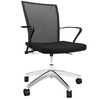 Safco Valore Silver Height-Adjustable Task Chair