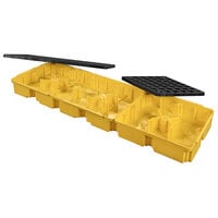 Eagle Manufacturing 16323 45 Gallon Yellow 3 Drum Modular Spill Containment Platform