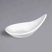 International Tableware 1.5 oz. Bright White Porcelain Sampling Teardrop Bowl - 24/Case