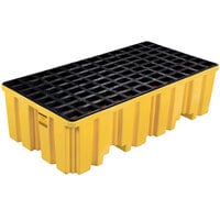 Eagle Manufacturing 1620ND Yellow Plastic 2 Drum Pallet