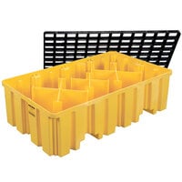 Eagle Manufacturing 1620ND Yellow Plastic 2 Drum Pallet