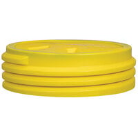 Eagle Manufacturing 1657 55 Gallon Yellow Lab Pack Plastic Barrel Drum with Screw-On Lid