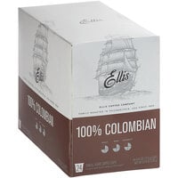 Ellis 100% Colombian Coffee Single Serve Cups - 24/Box