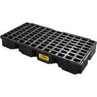 Eagle Manufacturing 1632B 30 Gallon Black 2 Drum Modular Spill Containment Platform