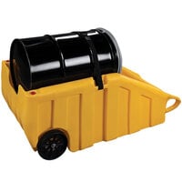 Eagle Manufacturing 1617Y Yellow Spill Containment 55-Gallon Drum Dolly