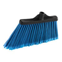 Lavex 12 inch Blue Flagged Angled Broom Head