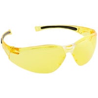 Honeywell Uvex A800 Series Anti-Scratch Safety Glasses - Amber Frame and Lens A802