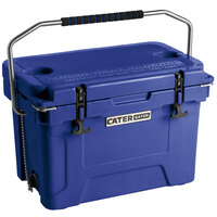 CaterGator CG20NV Navy 20 Qt. Rotomolded Extreme Outdoor Cooler / Ice Chest