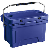 CaterGator CG20NV Navy 20 Qt. Rotomolded Extreme Outdoor Cooler / Ice Chest