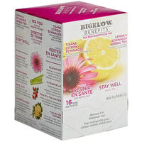 Bigelow Benefits Lemon and Echinacea Herbal Tea Pods - 16/Box