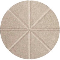 Versare SoundSorb 12 inch Beige Beveled Wall-Mounted Acoustic Star Circle 78205402